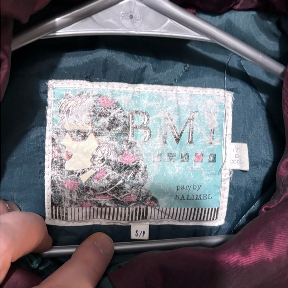 Vintage Balimel Green and Purple Puffer Jacket - Picture 8 of 8